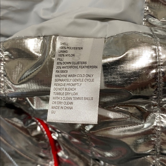 NWT Antonio Melani Stand Collar Front Zip Ski Puffer Jacket Size XS - Picture 8 of 8